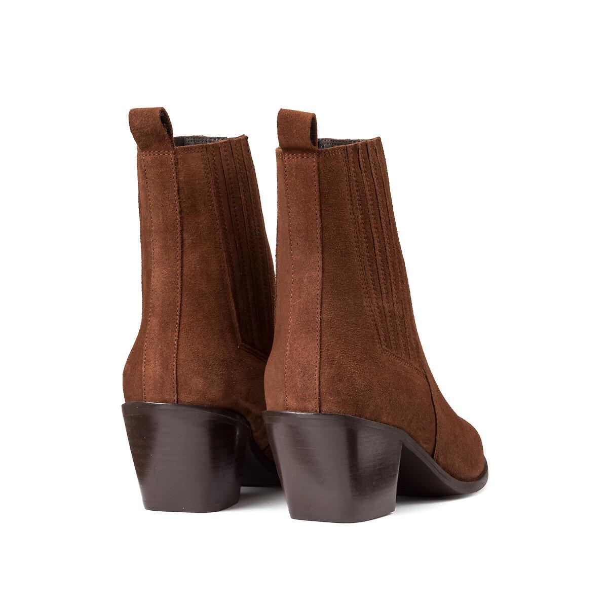 La Redoute Collections  Signature Boots aus Veloursleder 