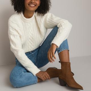 La Redoute Collections  Signature Boots aus Veloursleder 