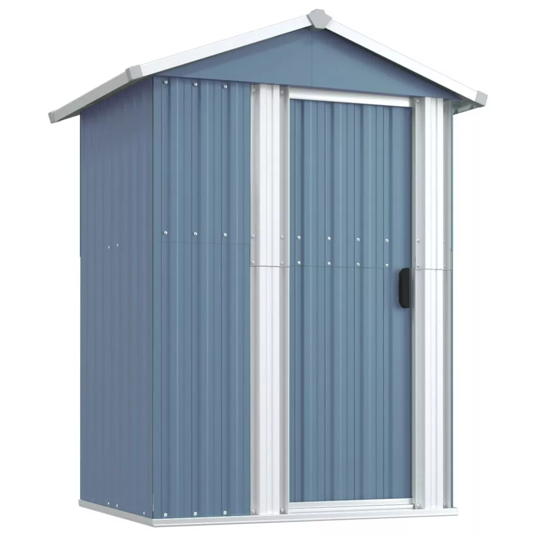 VidaXL - Geräteschuppen stahl, One Size, Grau