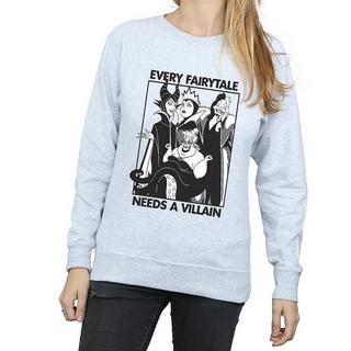 Disney  Every Fairy Tale Needs A Villain Sweatshirt 