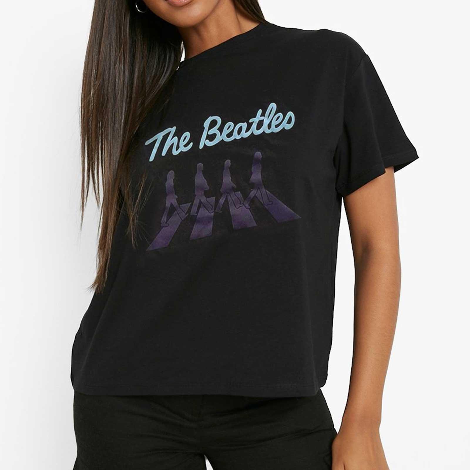 The Beatles  Tshirt CROSSING SILHOUETTES 