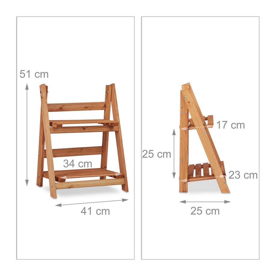 B2X Mensola per piante in legno  