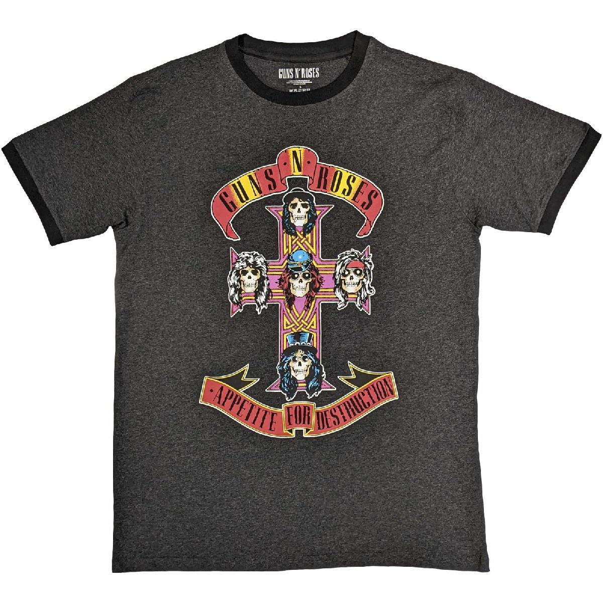 Image of Appetite For Destruction Tshirt Herren Grau M