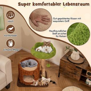Northio  Arbre à chat avec griffoir pour chat avec grotte pour chat en forme de trou d'arbre 