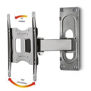 VCM Universal TV Halterung | VESA Wandhalterung | Halter Fernsehhalter neigbar schwenkbar | Belastbarkeit bis zu 15 kg - B-FS2  