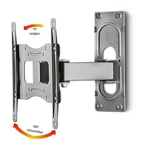 VCM Universal TV Halterung | VESA Wandhalterung | Halter Fernsehhalter neigbar schwenkbar | Belastbarkeit bis zu 15 kg - B-FS2  