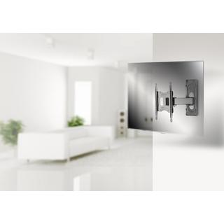 VCM Universal TV Halterung | VESA Wandhalterung | Halter Fernsehhalter neigbar schwenkbar | Belastbarkeit bis zu 15 kg - B-FS2  