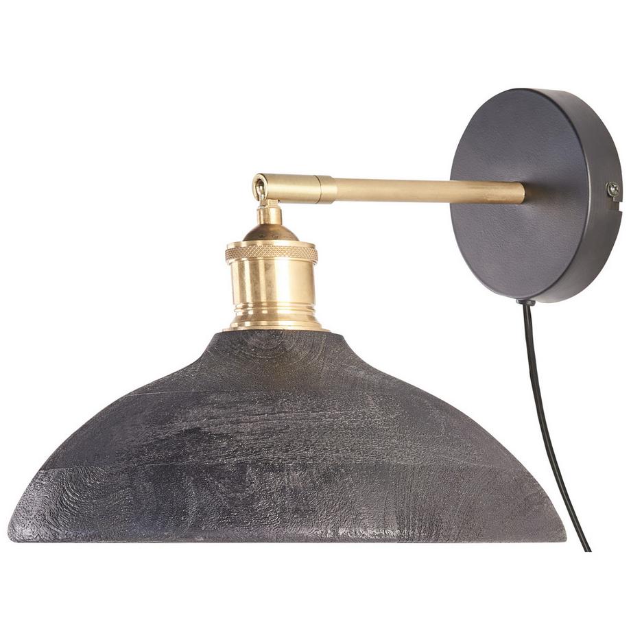 Beliani Lampe murale en Manguier  YERALA  