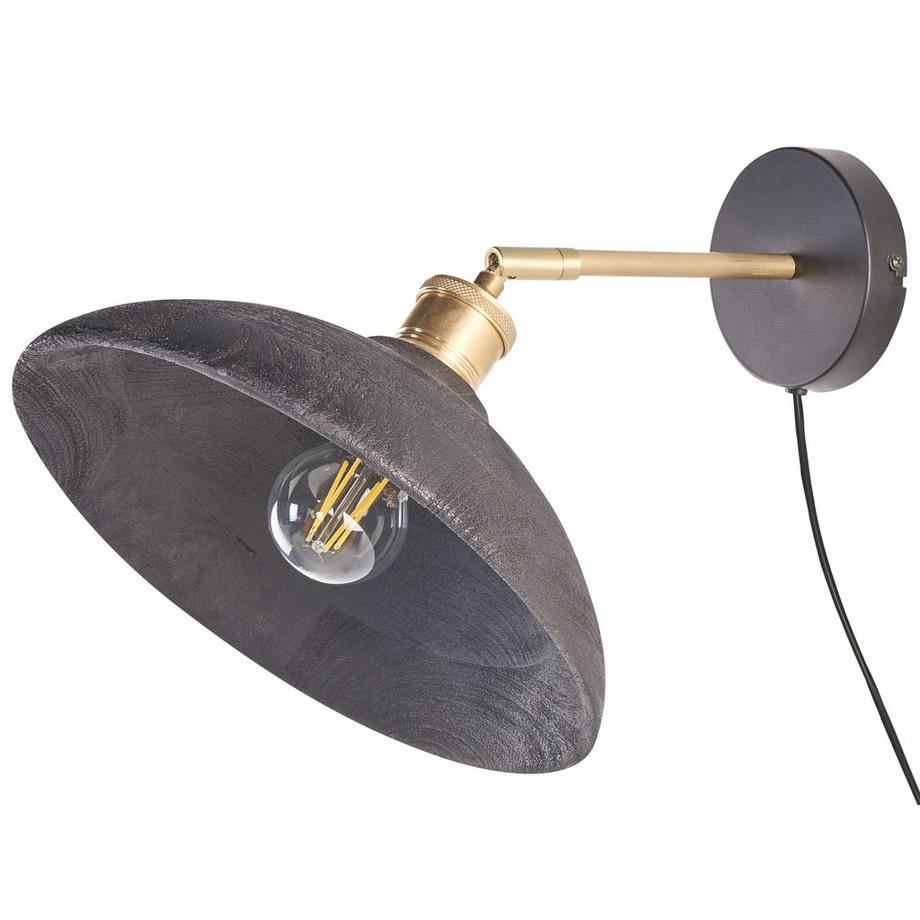 Beliani Lampe murale en Manguier  YERALA  