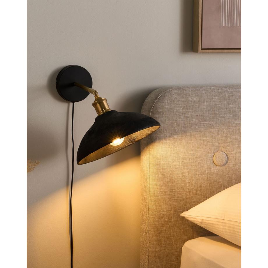 Beliani Lampe murale en Manguier  YERALA  