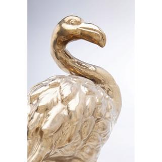 KARE Design Deko Figur Flamingo Front gold  