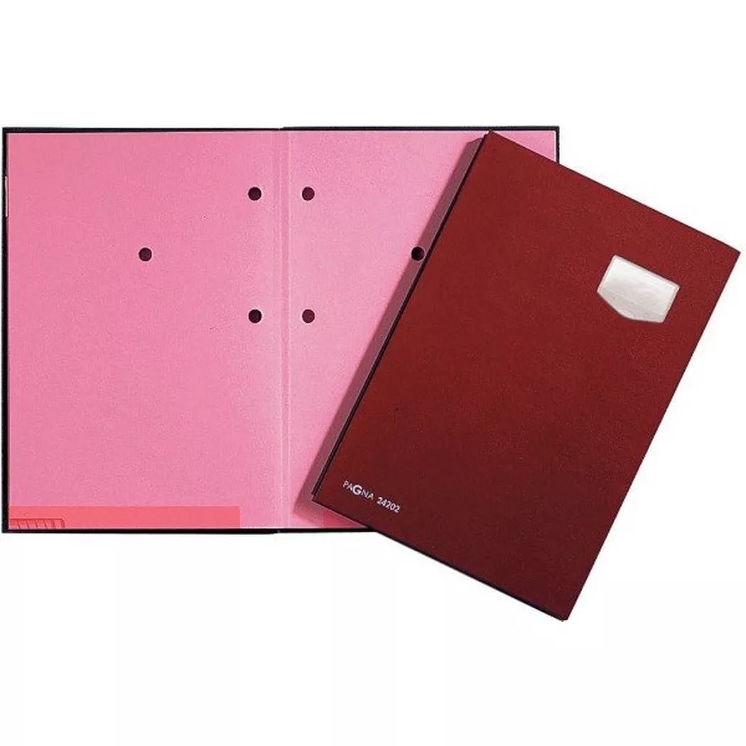 Pagna – Unterschriftenmappe A4 24102-01 rot, 21cm