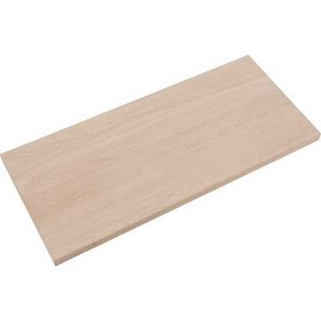 Piastra di prolunga Upsala impiallacciato rovere bianco trattato ad olio 2 pezzi 42x95x3,6cm