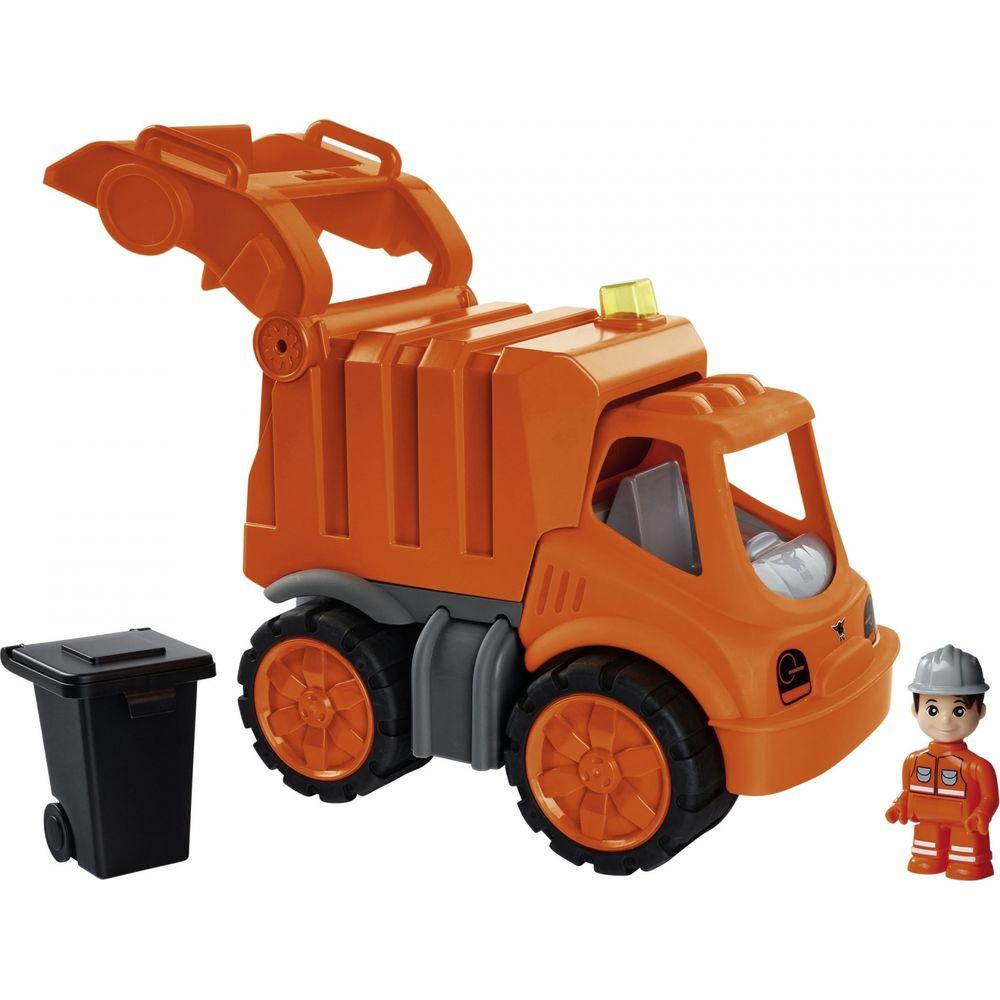 Image of Power Worker Müllwagen Mit Figur Unisex Orange ONE SIZE