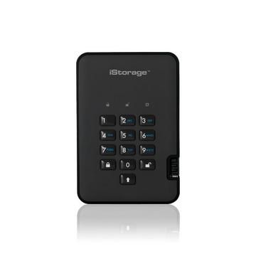 DiskAshur2 256-bit 4TB USB 3.2 secure encrypted hard drive - Black IS-DA2-256-4000-B