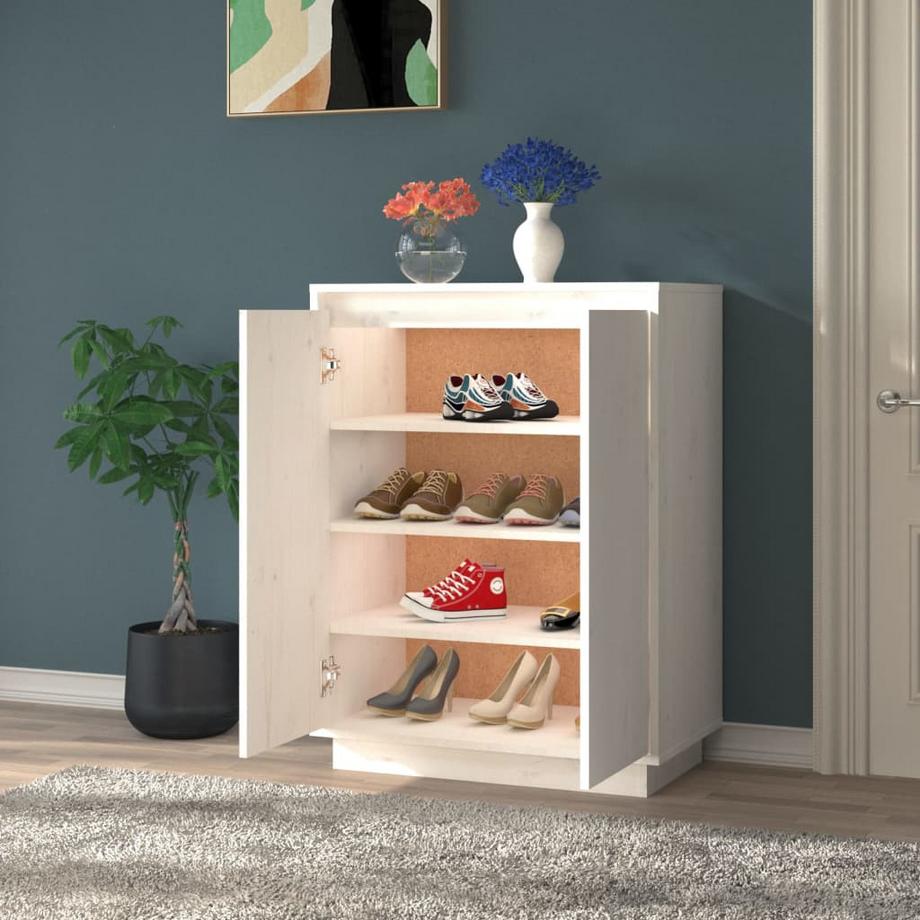 VidaXL Armoire à chaussures bois  