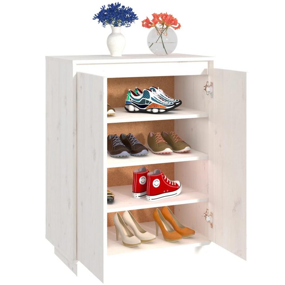 VidaXL Armoire à chaussures bois  