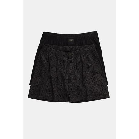 JP1880  Boxershorts, 2er-Pack, Jersey, weite Form 