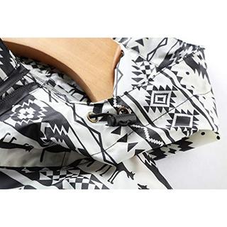 Alopini Poncho antipioggia elegante impermeabile con cappuccio e cerniera  