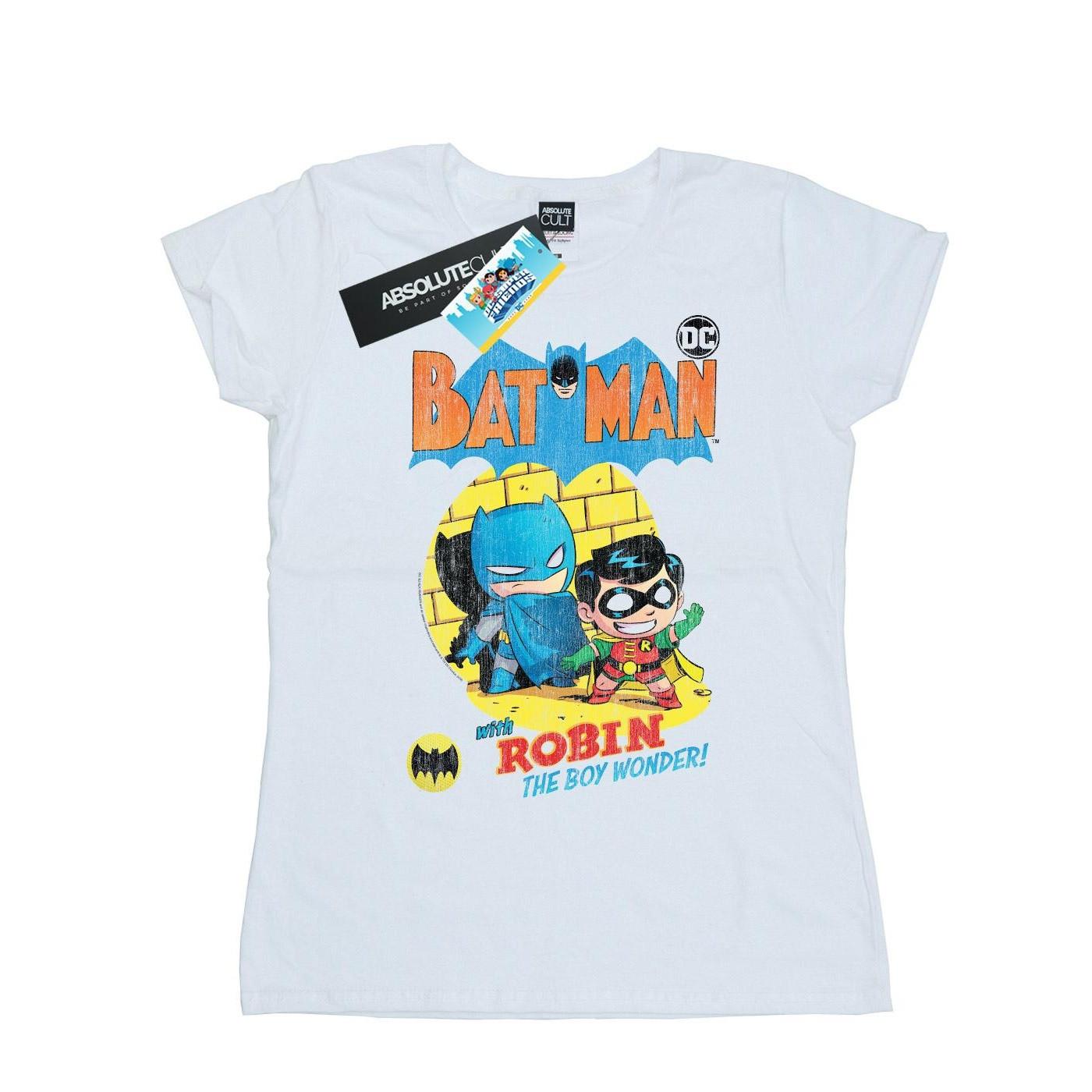 Image of Super Friends Batman The Boy Wonder Tshirt Damen Weiss XXL