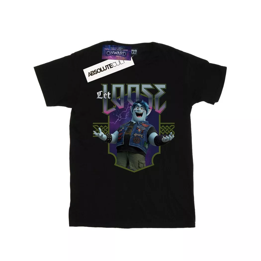 Disney - Onward Let Loose TShirt, für Damen, Schwarz, Größe XL