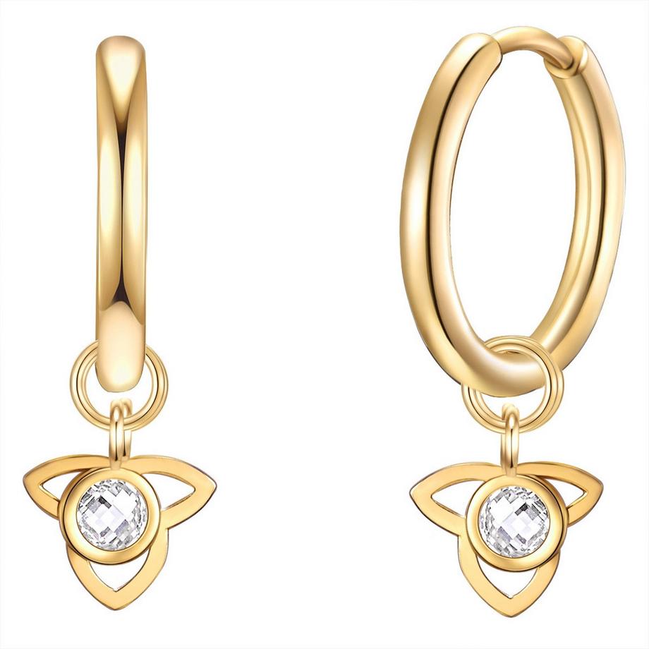 Creolen Edelstahl gelbgold Preciosa