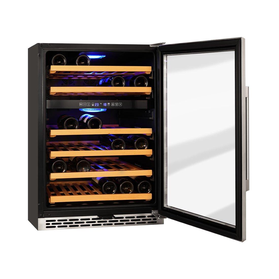 Image of Weinklimaschrank WK46 Chromstahl Weinklimaschrank WK46 Chromstahl
