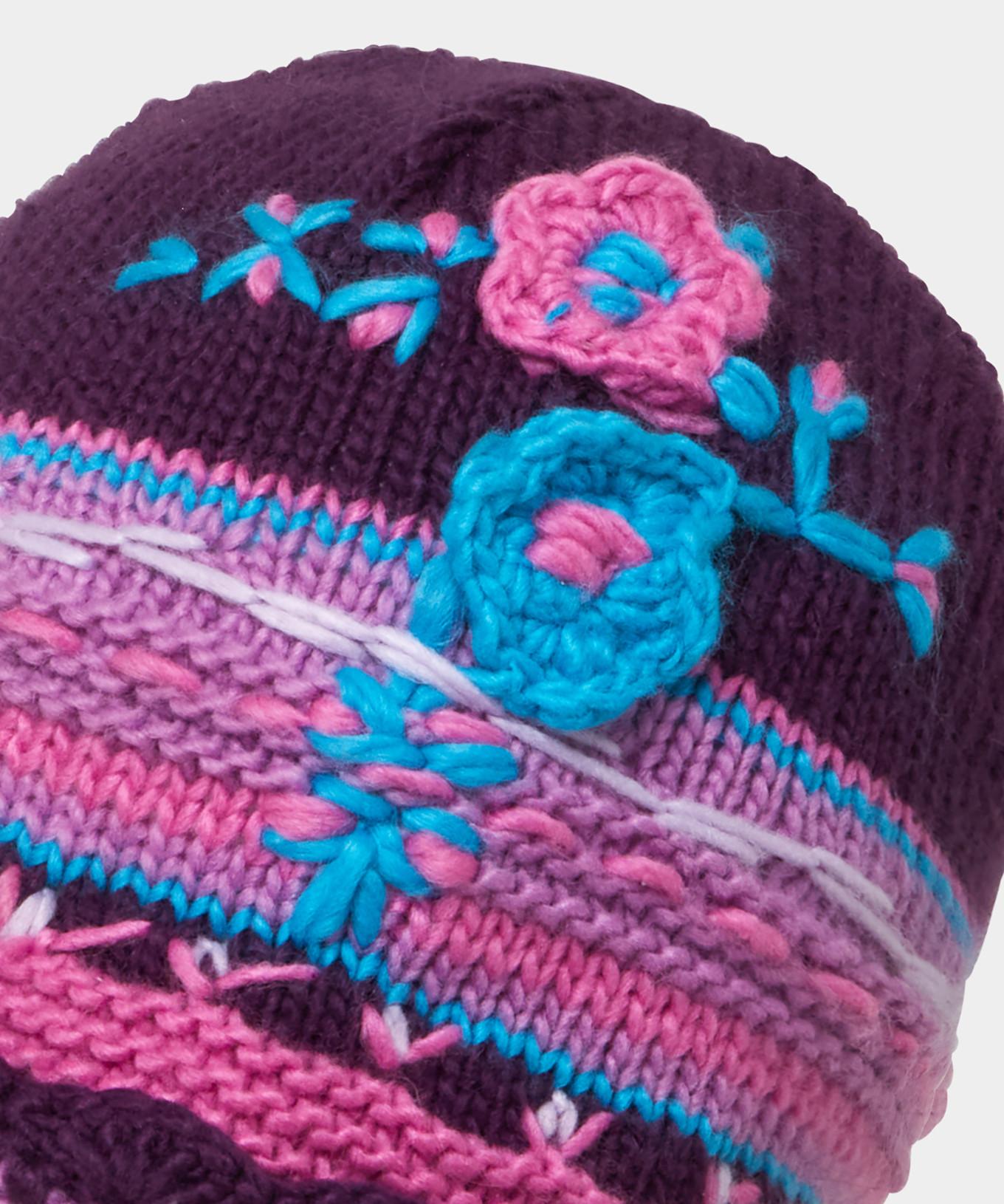 Joe Browns  Floral gestrickte Beanie-Mütze 