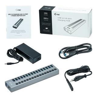 i-tec  USB 3.0 Charging HUB 16port + Power Adapter 90 W 