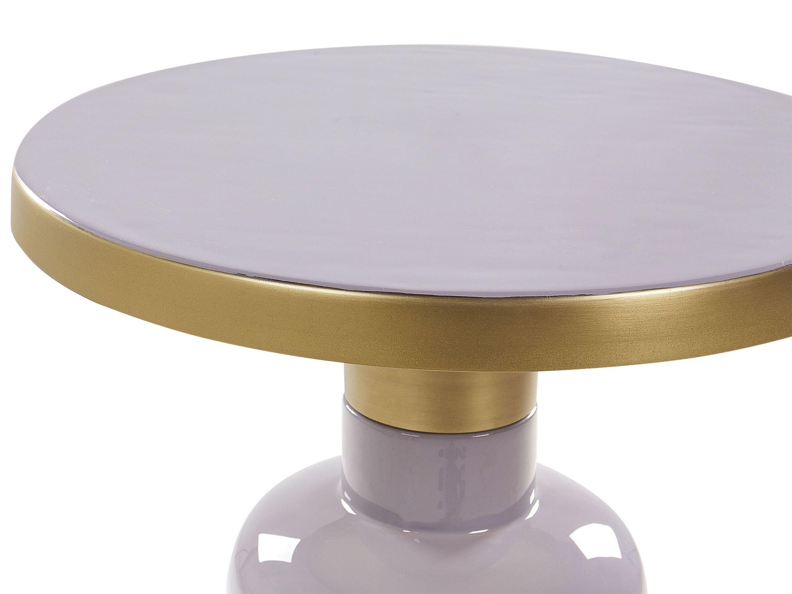 Beliani Table d'appoint en Métal Moderne LOMITA  