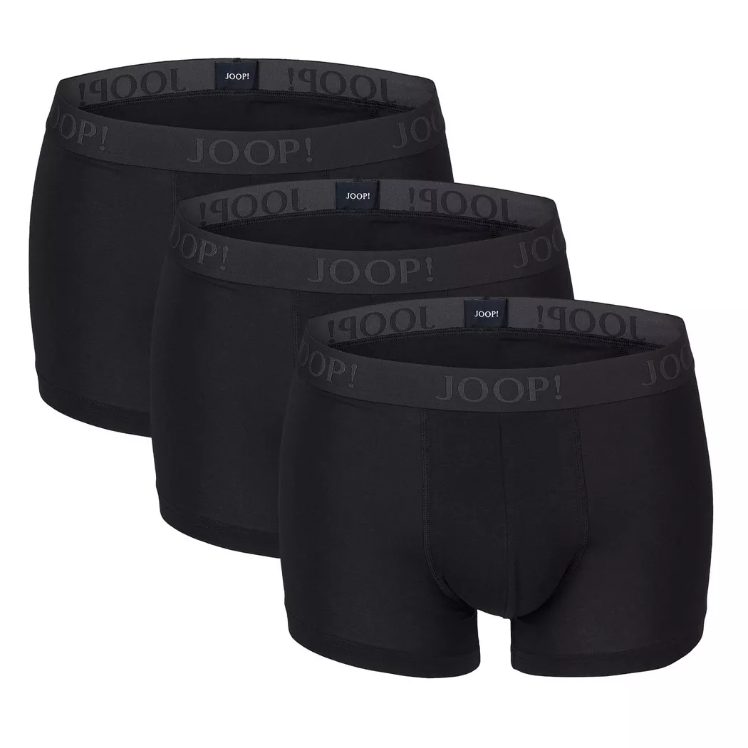 JOOP! - Boxer  Paquet de 3 Stretch-Everyday, Everyday Stretch Boxershorts Lot de 3, L, Noir