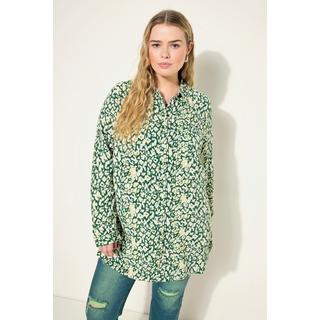 Studio Untold  Camicia dal taglio squadrato e maniche lunghe verde foresta 