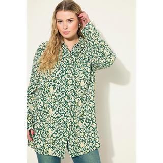 Studio Untold  Camicia dal taglio squadrato e maniche lunghe verde foresta 