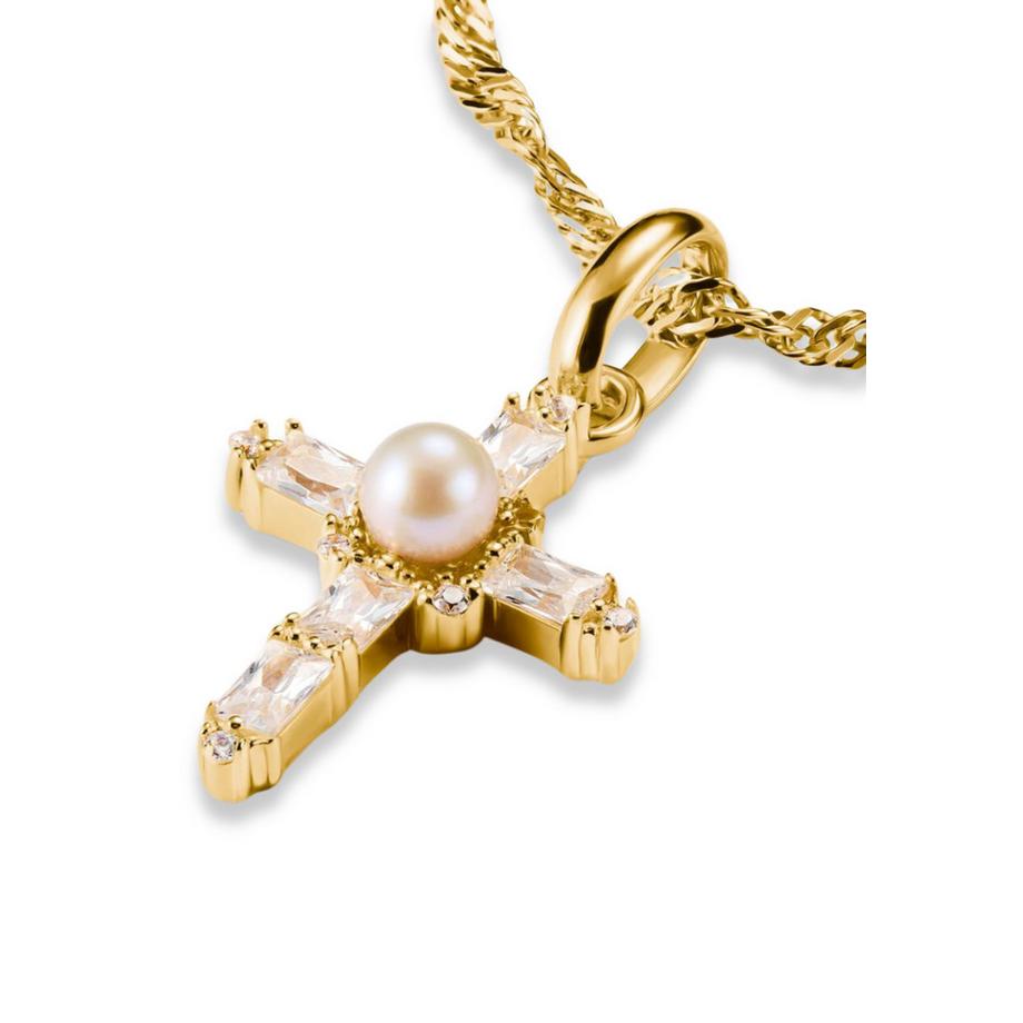 Thomas Sabo  Pendentif charm croix vintage Connect plaqué 