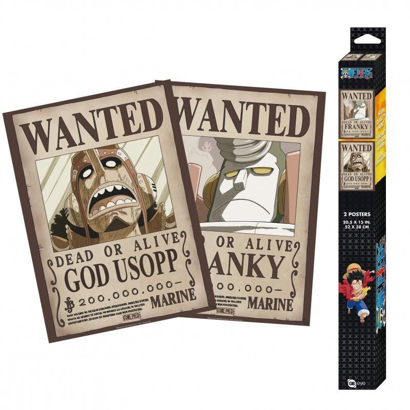 GB Eye  Poster - Packung mit 2 - One Piece - Franky & Usopp 