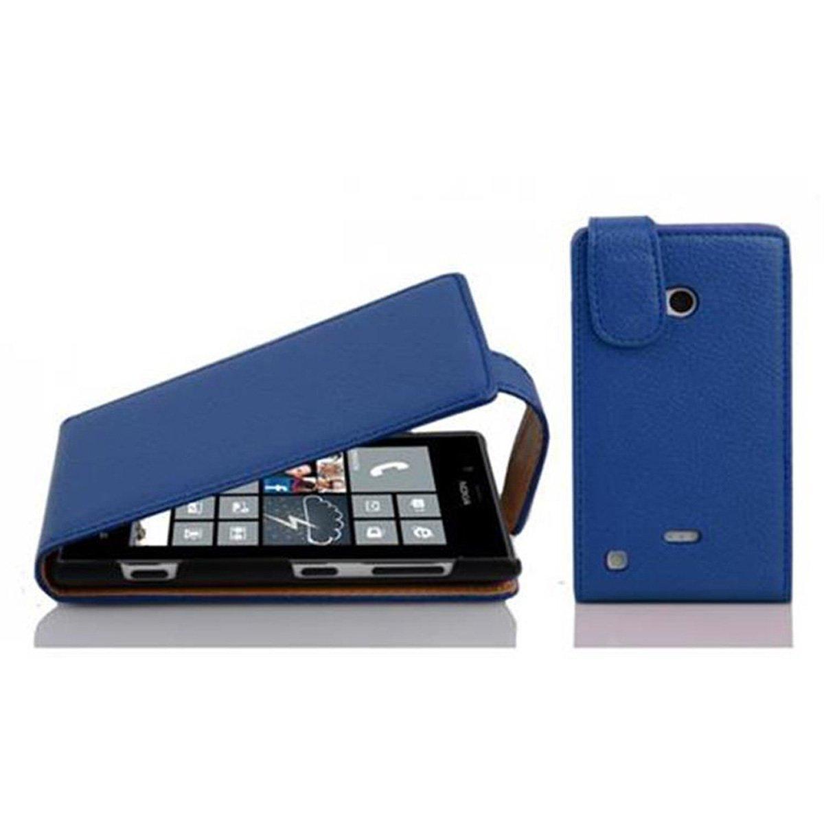 Cadorabo  Housse compatible avec Nokia Lumia 720 - Coque de protection au design flip en similicuir structuré 