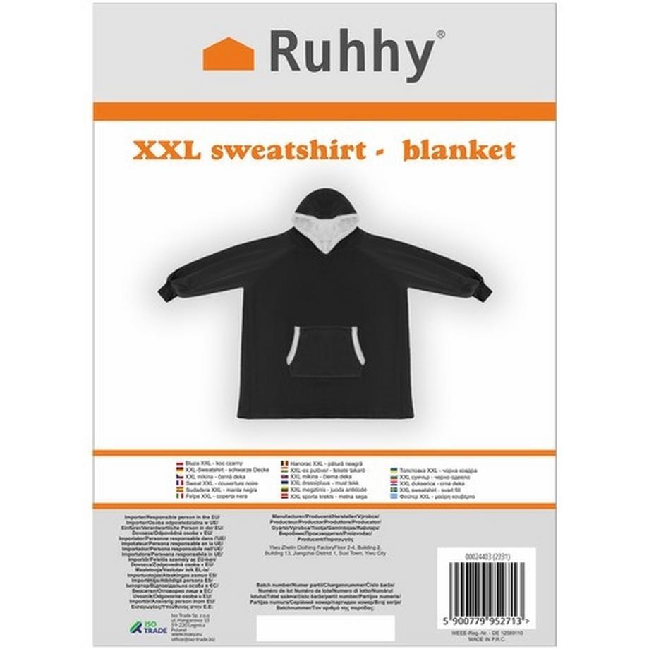 Ruhhy Sweatshirt Couverture Oversize XXL  