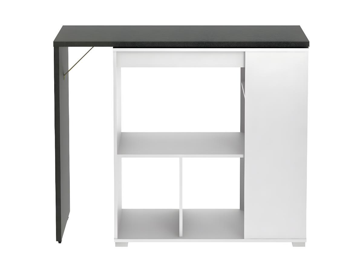 Vente-unique Set "Mobile bar" Mobile da bar SATURNE + 2 sgabelli da bar CALAS Bianco  