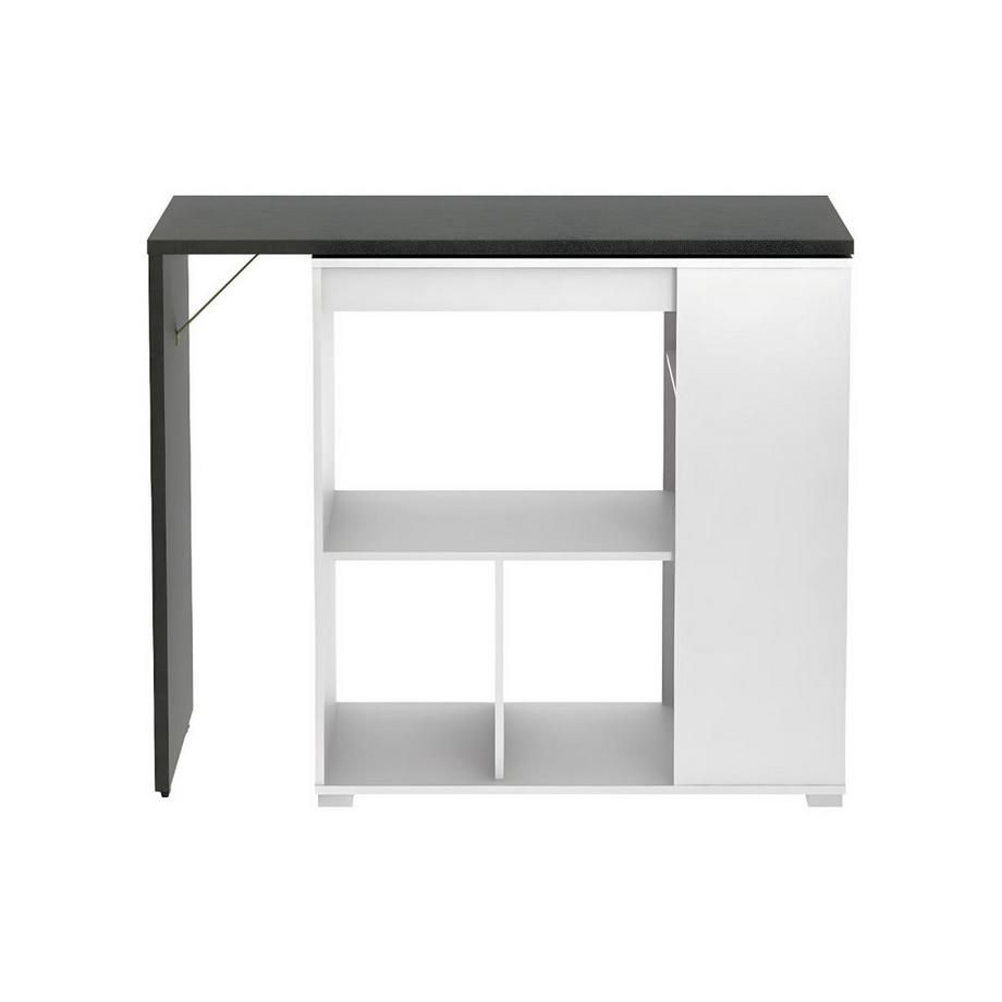 Vente-unique Ensemble "Mange debout"  Meuble de bar SATURNE + 2 tabourets de bar CALAS béton  