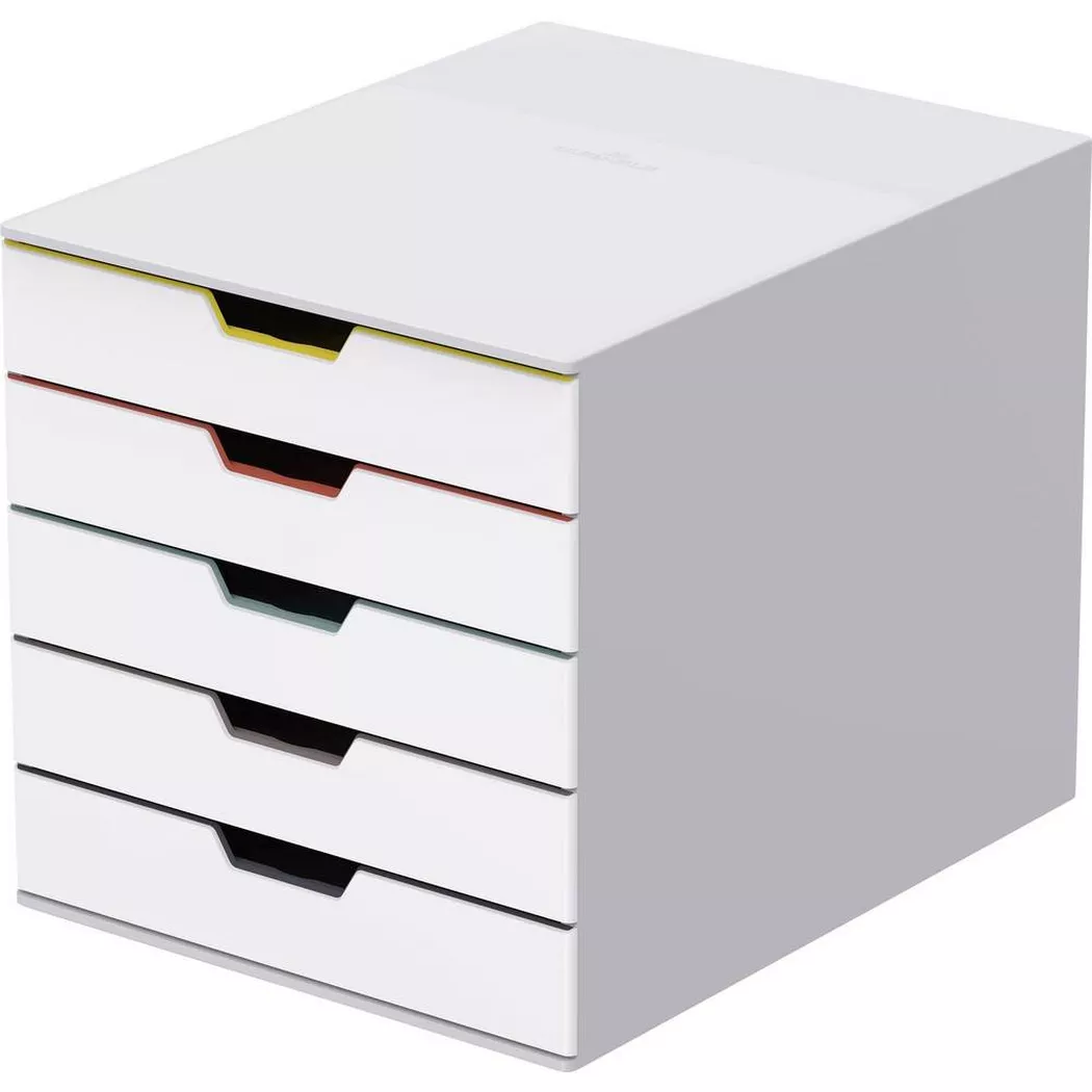 Durable VARICOLOR Mix 5 file storage box Plastic Multicolour White
