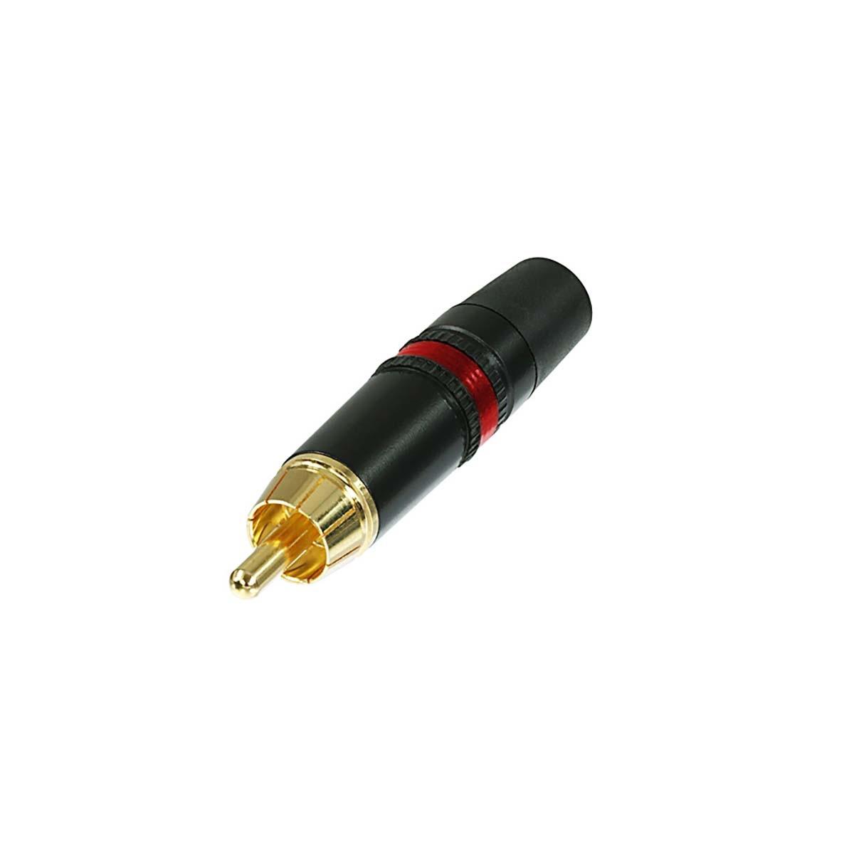 Image of Stecker Rca Stecker Metall Rot Unisex
