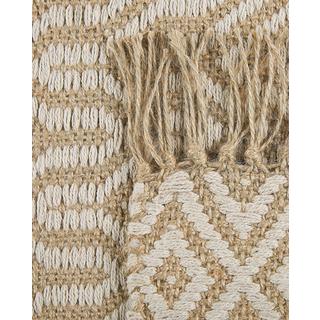 Beliani Tapis en Coton Boho POZANTI  