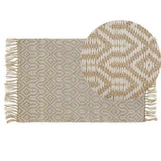 Beliani Tapis en Coton Boho POZANTI  