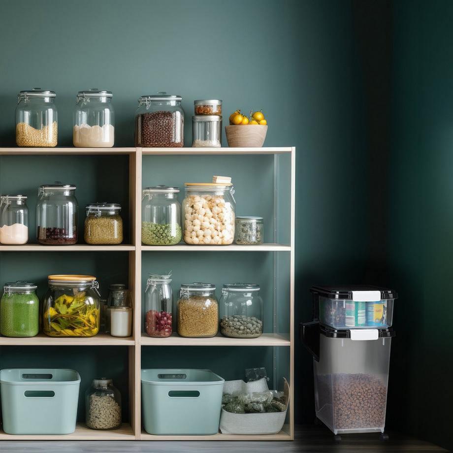 B2X Scatola portaoggetti per cibo per cani, 2 pezzi  