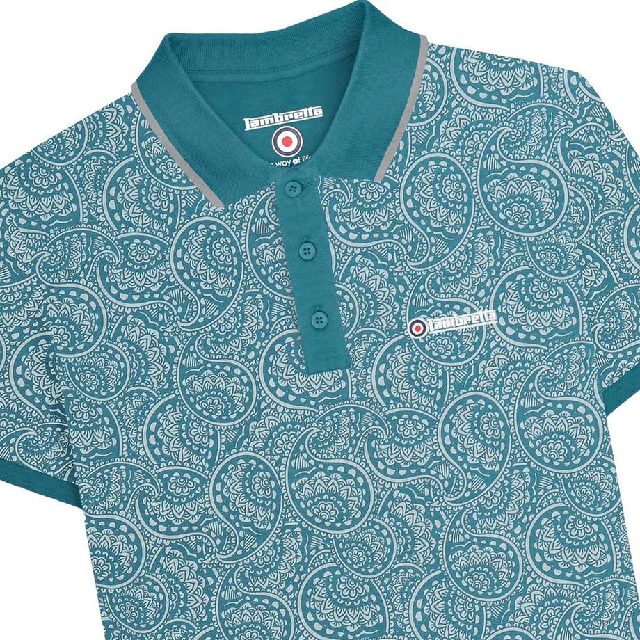Lambretta Polo Aw24 à Imprimé Paisley  