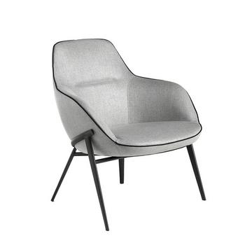 Fauteuil en tissu gris