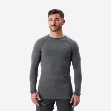 Maglia maniche lunghe uomo seamless lana merino
