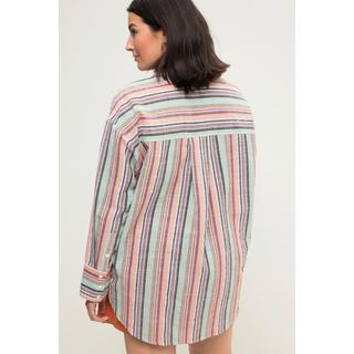 Studio Untold  Chemisier oversized à rayures, col de chemise et manches longues 