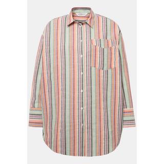 Studio Untold  Camicia dal taglio oversize con righe, collo da camicia e maniche lunghe 