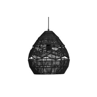 mutoni Lampe à suspension Adelaide noire Ø35  